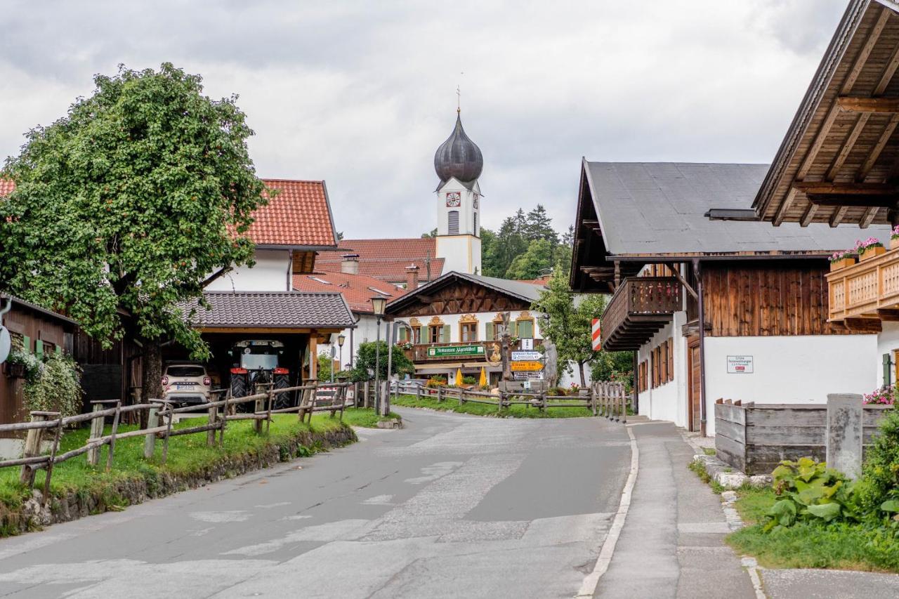 Ferienwohnung Zugspitze グライナウ エクステリア 写真